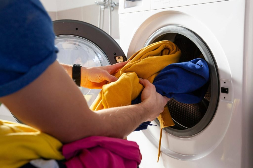 washing clothes