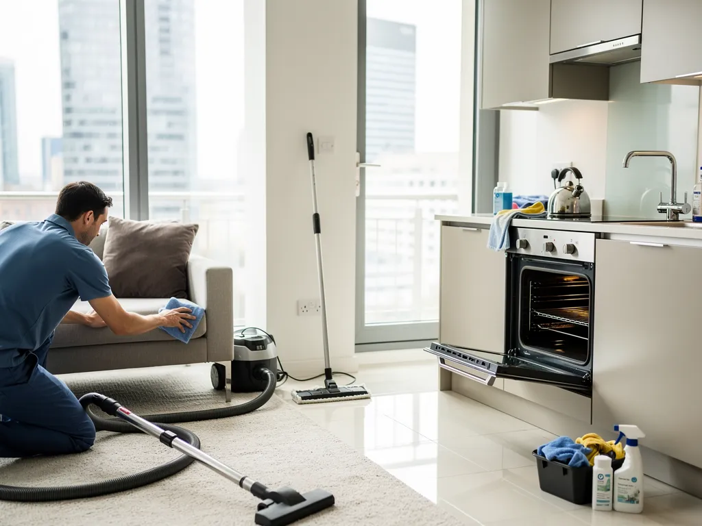 Cleaner deep-cleaning kitchen appliances and countertops